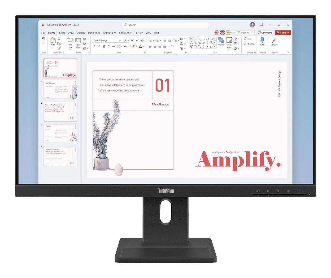 Lenovo ThinkVision E24-40 - LED-Monitor - 61 cm (24")(23.8" sichtbar) - 1920 x-0