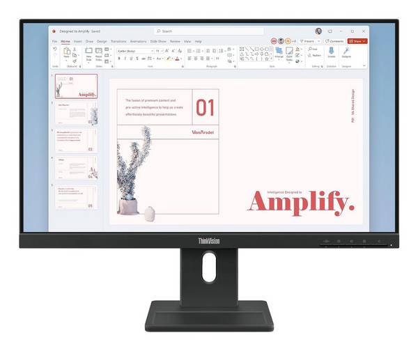 Lenovo ThinkVision E24-40 - LED-Monitor - 61 cm (24")(23.8" sichtbar) - 1920 x