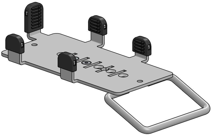 Ergonomic Solutions SpacePole Payment PAX035-MH-02, POS-Halterung, Schwarz, Metall, Pax, A35, 88,3 mm-1