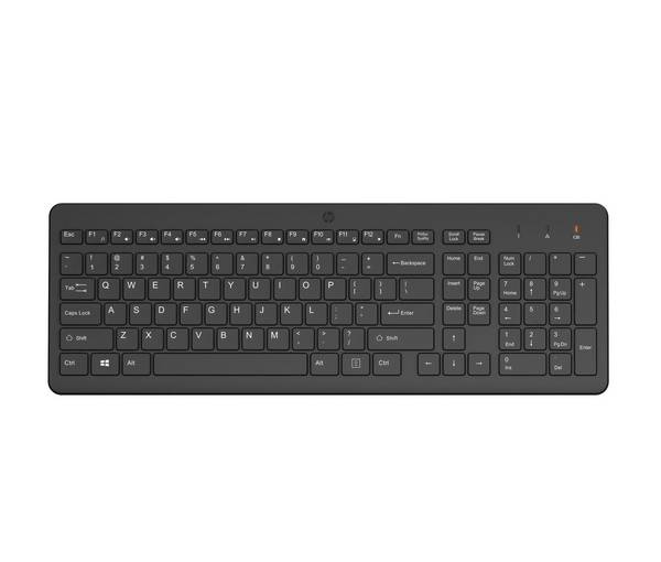 HP - Full-sized wireless keyboard with chiclet-style keys