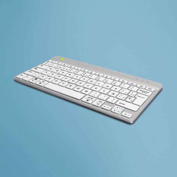 R-Go Compact Break - Tastatur - mit integrierter Pauseanzeige - TL: Spanisch, QWERTY