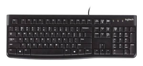 Logitech K120 - Tastatur - USB - TL: UK, QWERTY