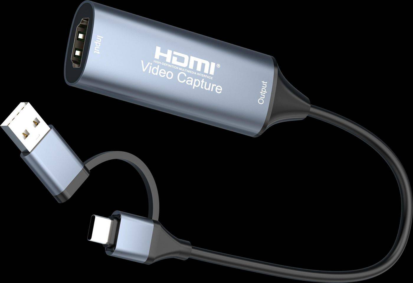 Videoadapter - USB-C, USB männlich-0