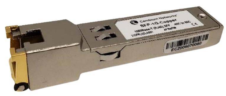 Cambium Networks - SFP (Mini-GBIC)-Transceiver-Modul - 1GbE - 1000Base-T - RJ-45 / SFP (mini-GBIC)-0