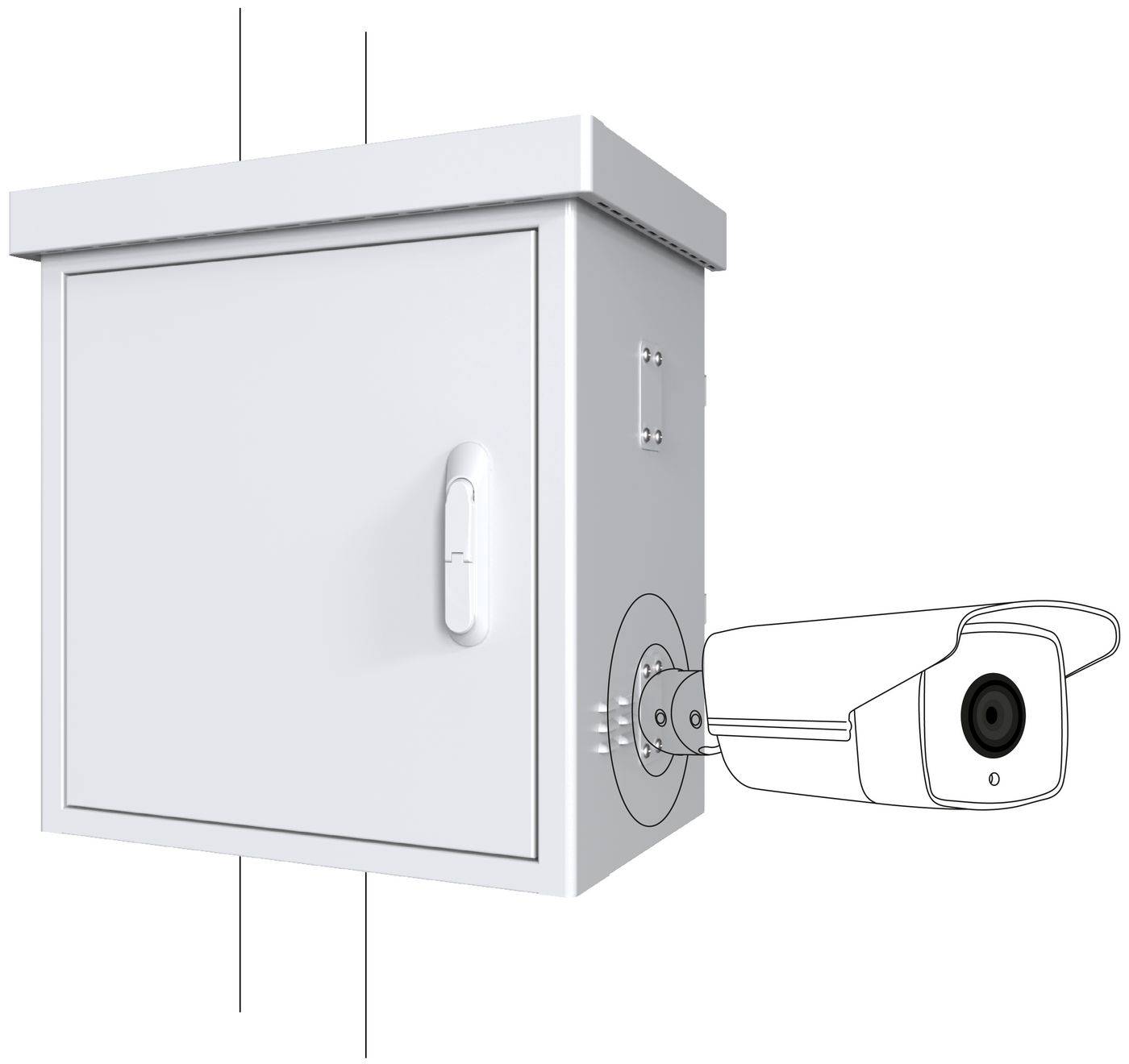 Lanview RCCTV003, 0U, 20 kg, Weiß-0