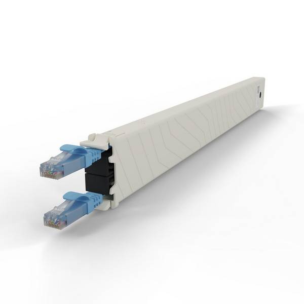 patchbox.one Kassette 8RU UTP blau Cat.6a 0,8m Netzwerkkabel Installation Kabelkassette Cat.6A / EA