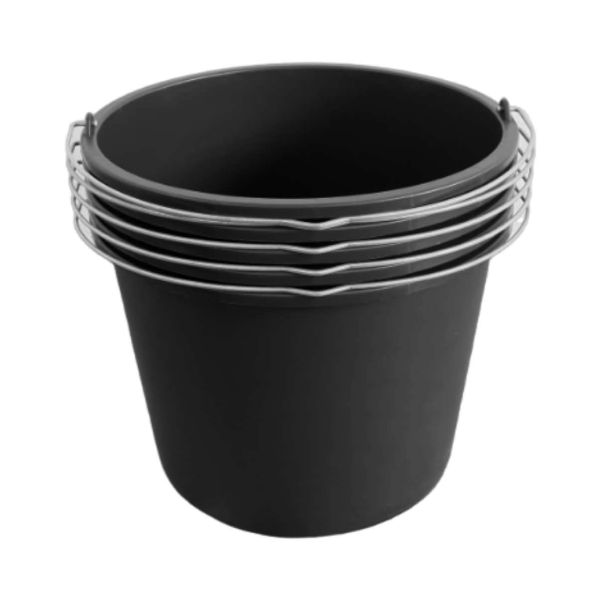 ViD® 5 Stück Mörteleimer/Betoneimer 20 Liter | Ø37 x 28 cm-2