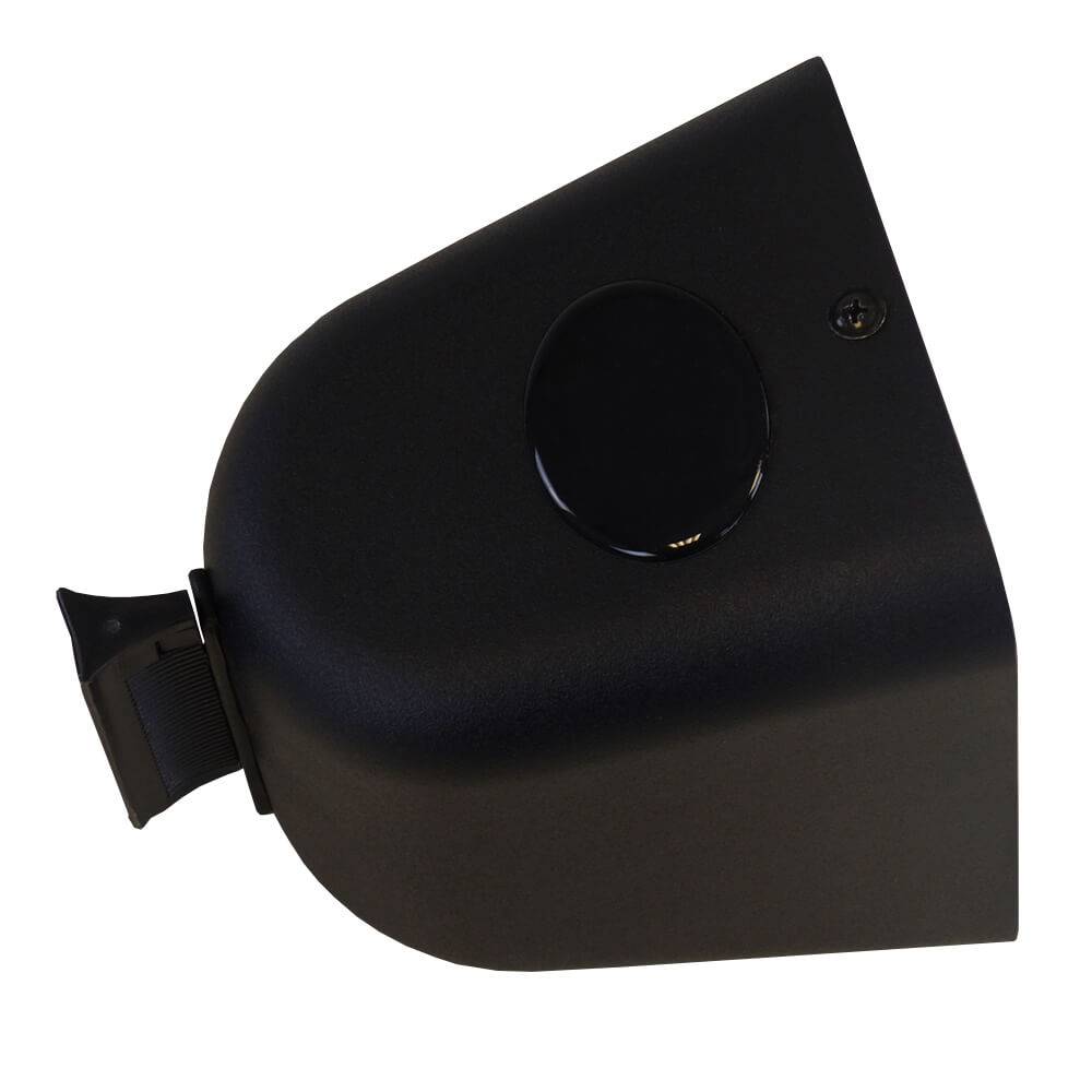 RS-GUIDESYSTEMS Gurtbandkassette, gelb/schwarz, 5 m + magnetische Wandhalterung-1