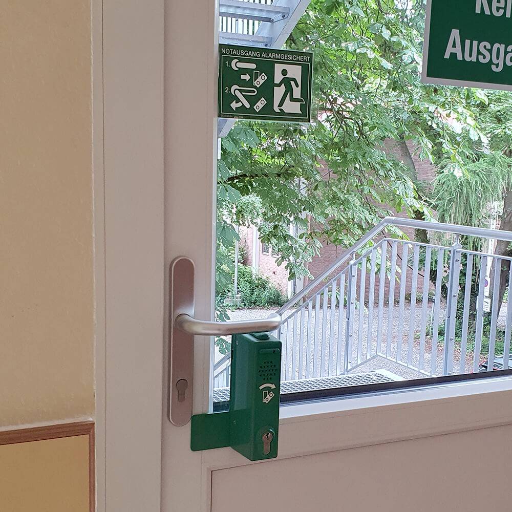 Montageplatte für Türwächter, für Glastüren mit Rahmen, zum Bohren-2