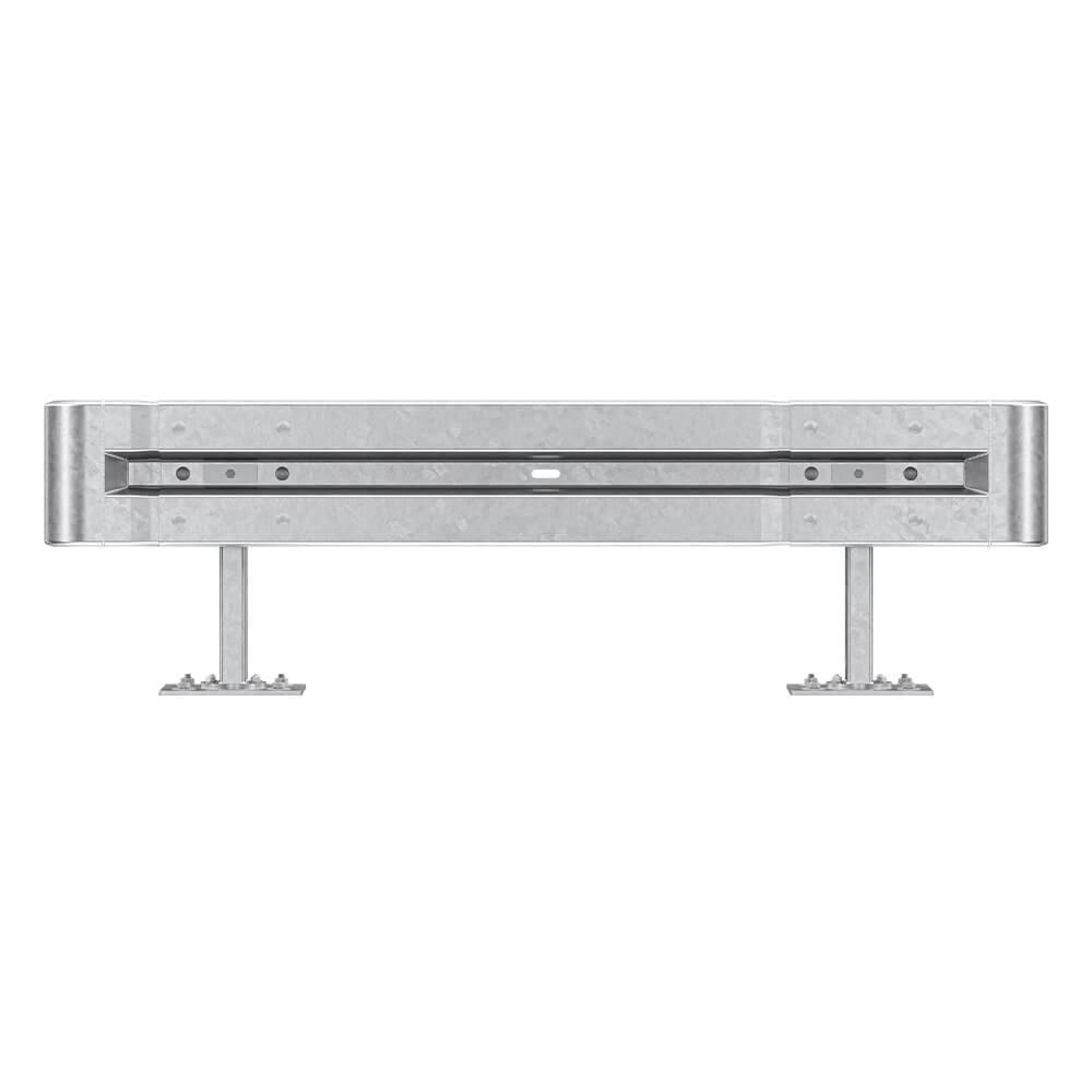Schutzplanken-Komplett-Set, Sigma-51,5, 1SP, 213 cm, aufdübeln, Stahl, B-Profil-1