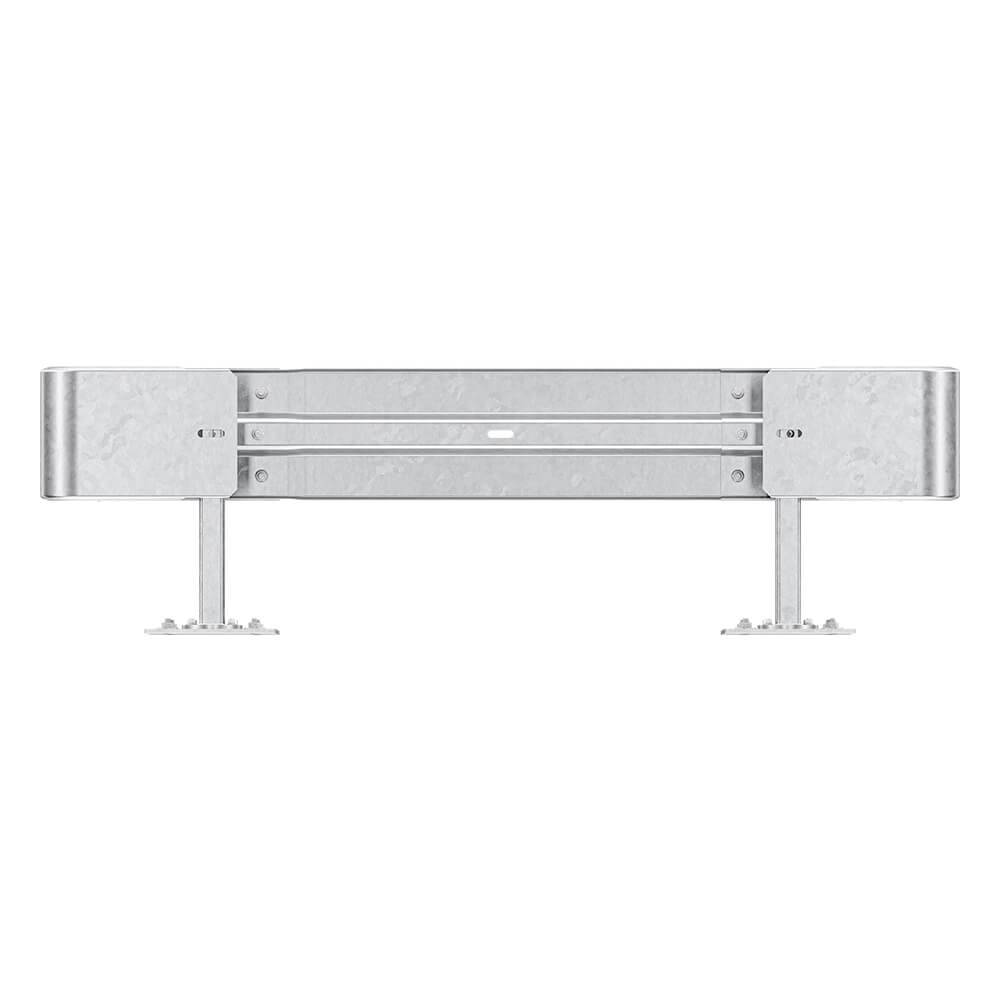Schutzplanken-Komplett-Set, Sigma-51,5, 1SP, 213 cm, aufdübeln, Stahl, B-Profil-2