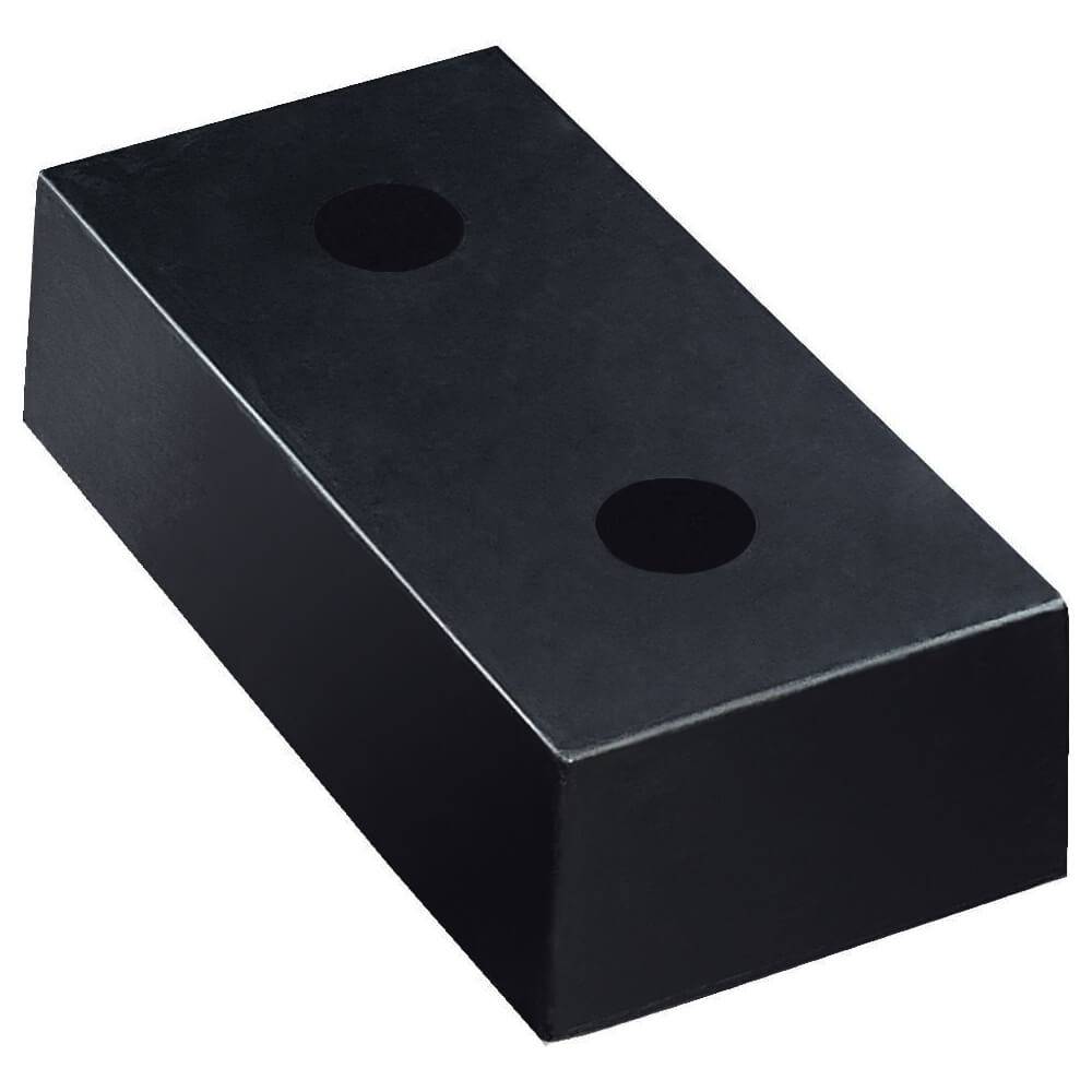 Anfahrpuffer BULLI, 2 Bohrungen, Ø 22 mm, 25 x 50 x 14 cm-1