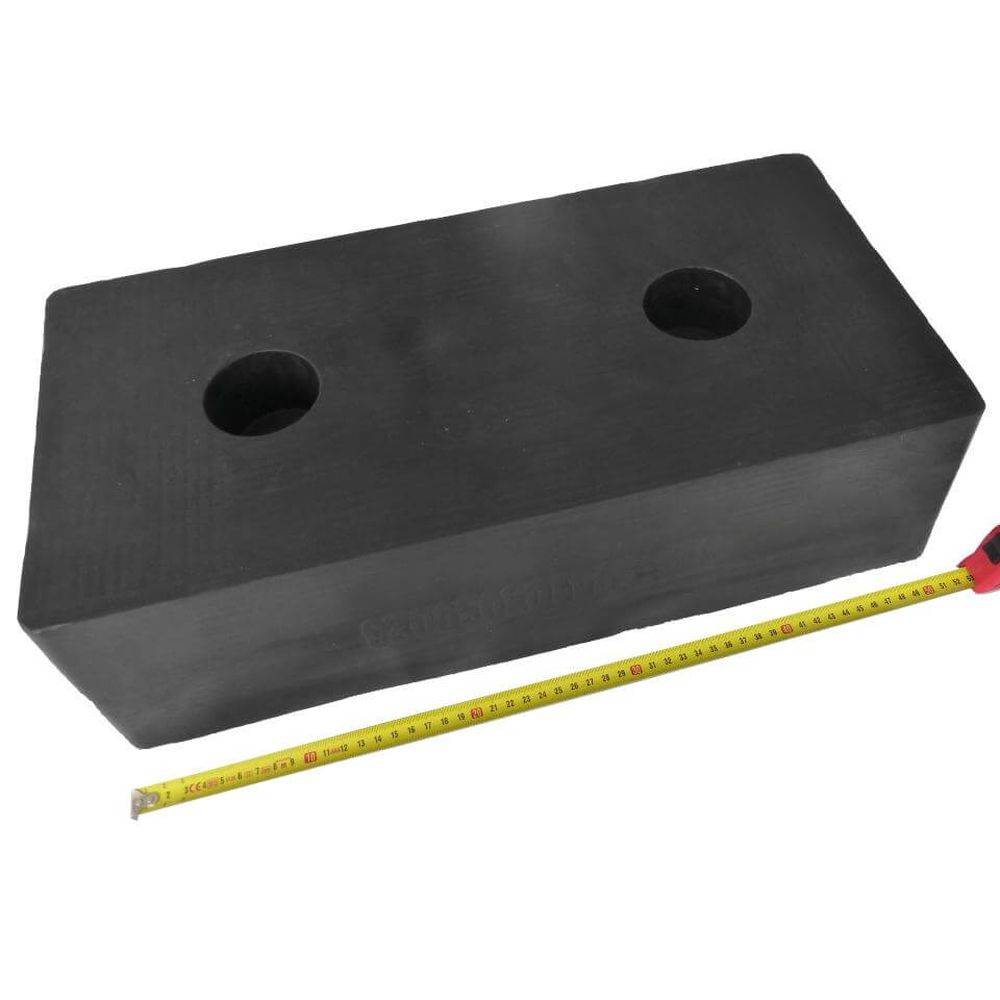 Anfahrpuffer BULLI, 2 Bohrungen, Ø 22 mm, 25 x 50 x 14 cm-2