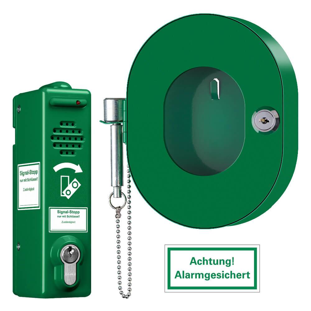 Kombi-Set: Türwächter verschiedenschließend, 80 dB/105 dB mit Notschlüsselkasten-0
