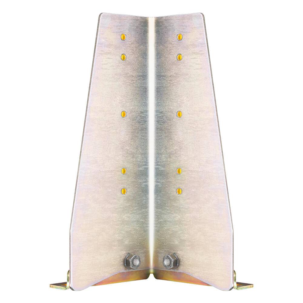 Eckanfahrschutz Bodenwinkel außen, gemäß BGR 234, Stahl, 40 cm-1
