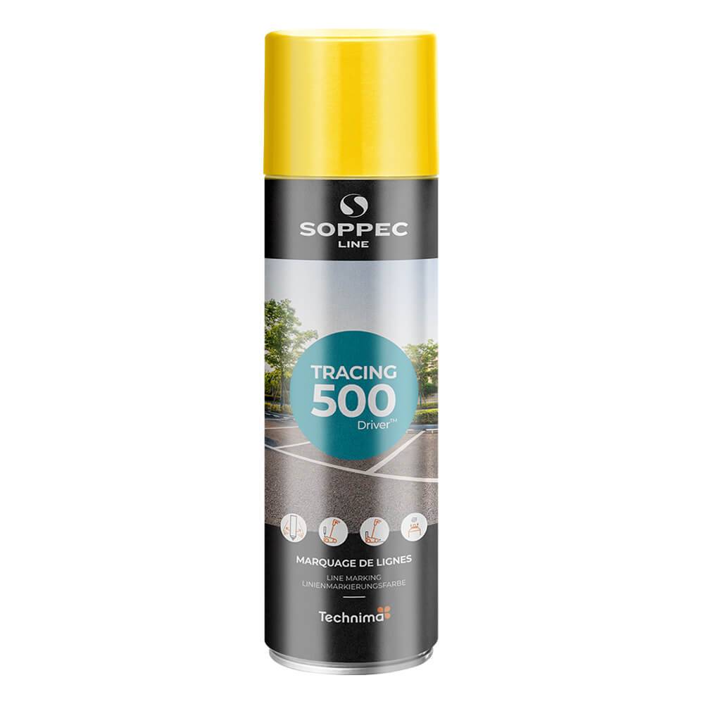 12 Dosen SOPPEC Bodenmarkierfarbe TRACING, gelb, 500 ml Spraydose-1
