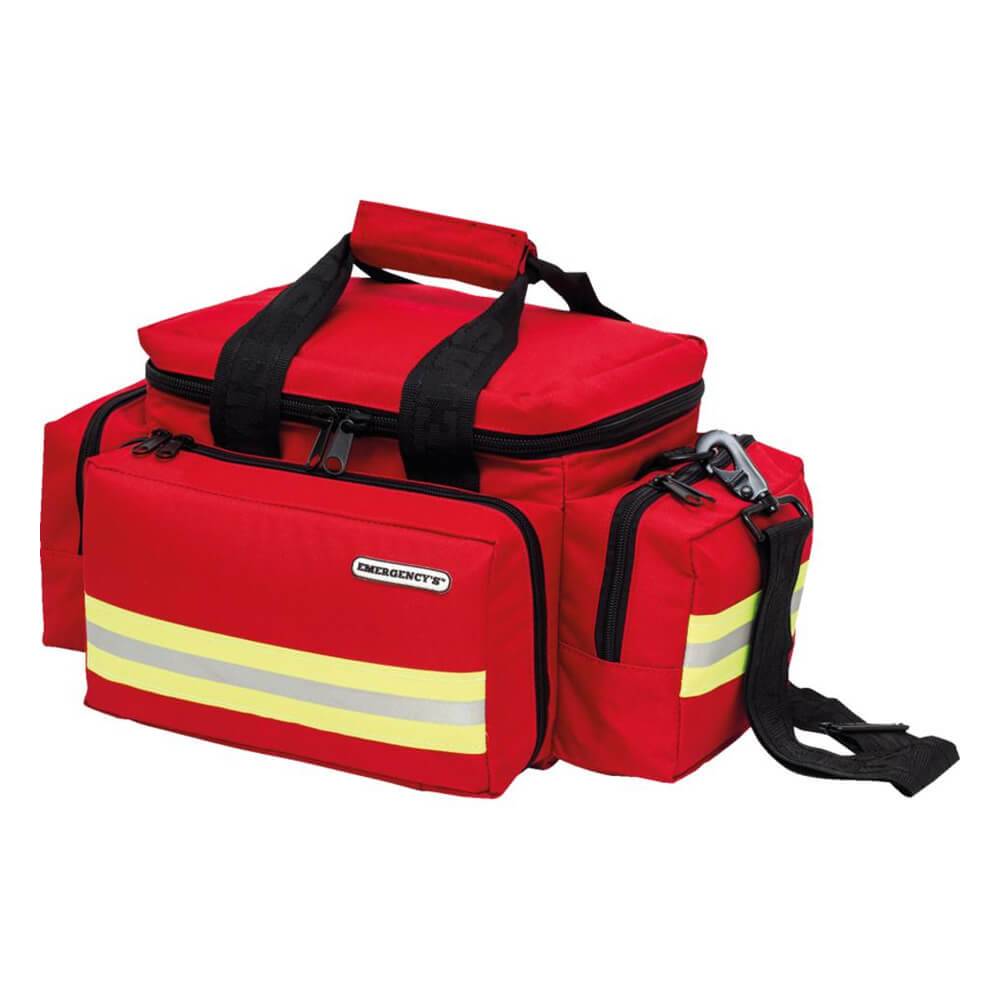 ELITE BAGS Notfall-Tragetasche groß, rot, mit Reflexstreifen, 44 x 27 x 25 cm-1