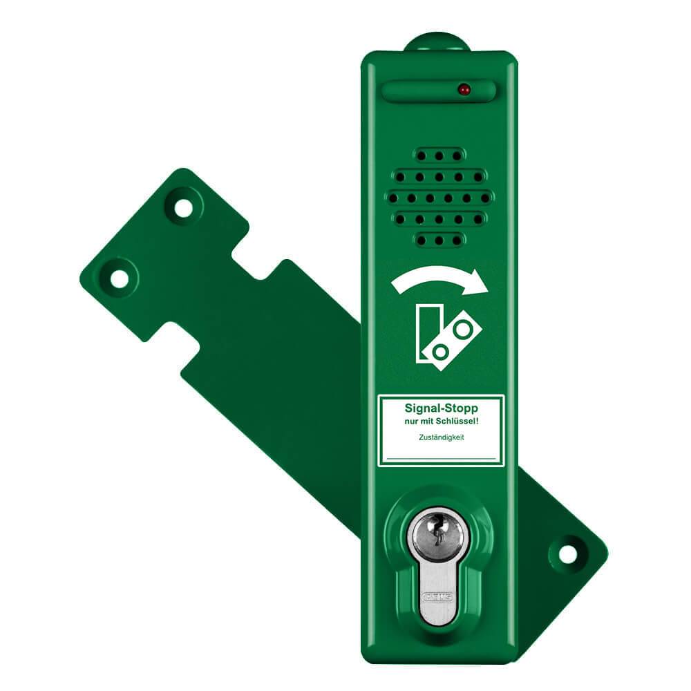 BIGPACK 3 x Türwächter ABUS Zylinderschloss gleichschließend, 80 dB/105 dB, grün-2