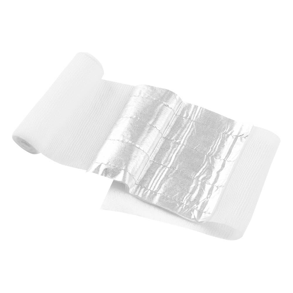 BIGPACK ALUDERM Verbandpäckchen klein, 6x8cm Wundkompresse, 3m x 6cm, 250 Stück-2
