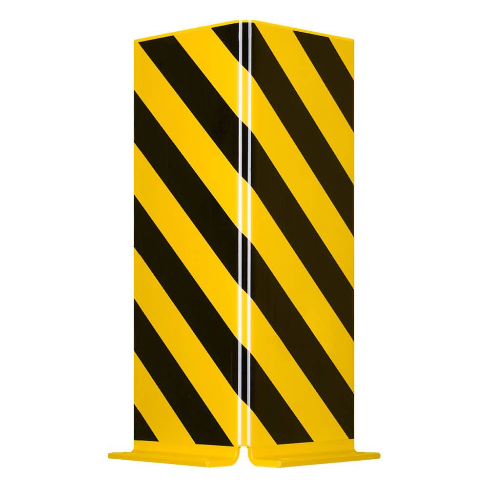 ROBUSTO Anfahrschutzprofil L, gelb/schwarz, aufdübeln, Stahl, 16 x 16 x 40 cm-0