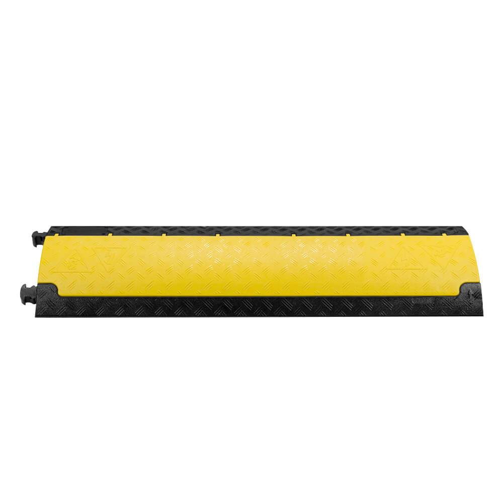 Kabelbrücke Defender MINI, 3 Kanäle, gelb/schwarz, Polyurethan, 100x29x4,8 cm-1