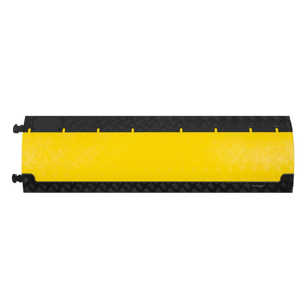Kabelbrücke Defender MINI, 3 Kanäle, gelb/schwarz, Polyurethan, 100x29x4,8 cm-2