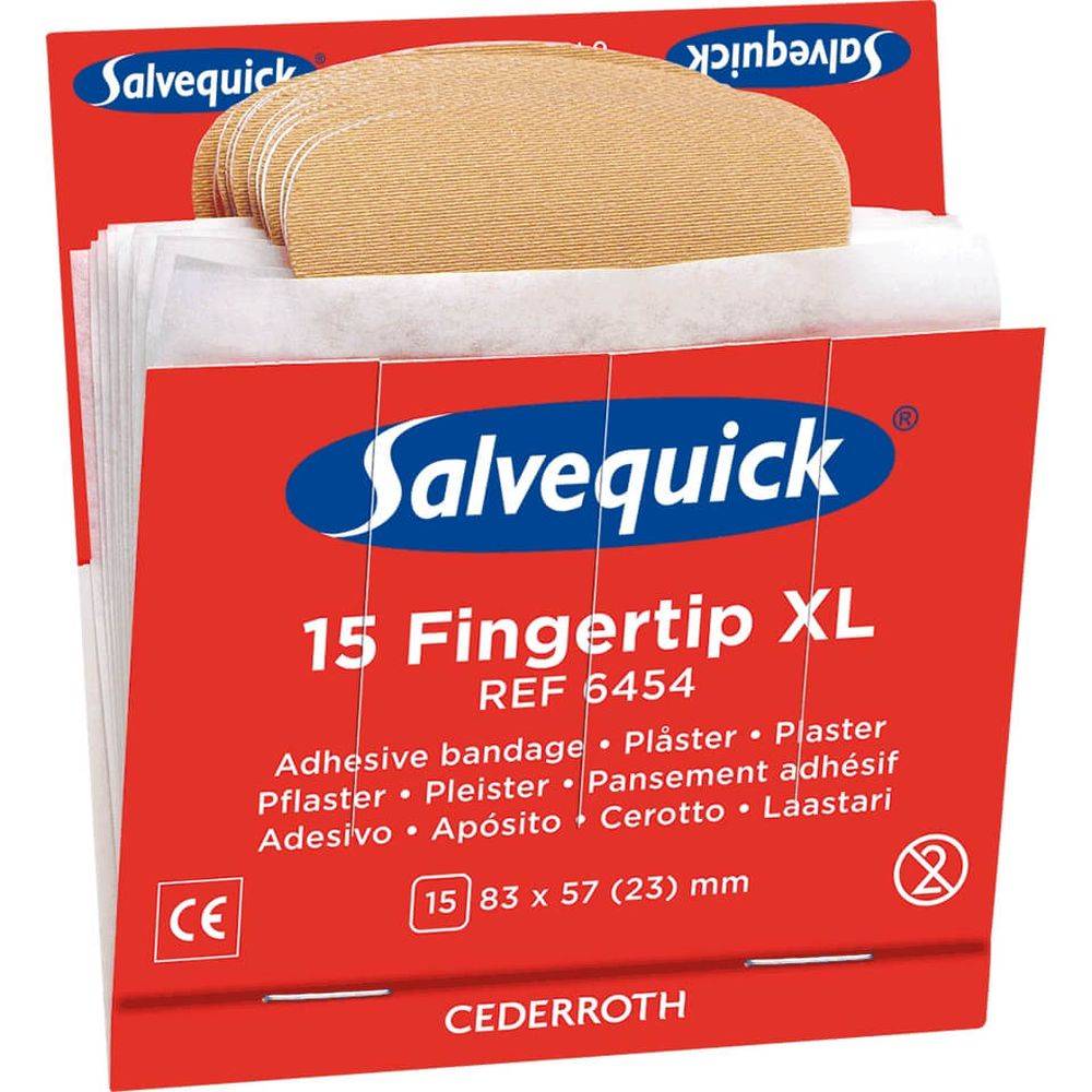 SALVEQUICK® Pflasterspender Refill-Set elastisch & Fingerkuppen, 4 Nachfüllpacks-2