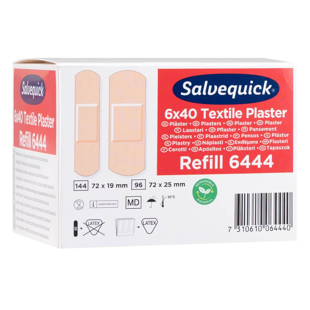 SALVEQUICK® Pflasterspender Refill-Set, elastisch & wasserfest, 4 Nachfüllpacks-2