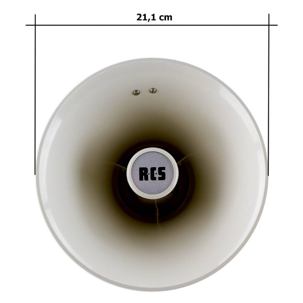 Schultermegafon mit Sirene von RCS, aus ABS-Kunststoff, bis zu 1 km Reichweite-4