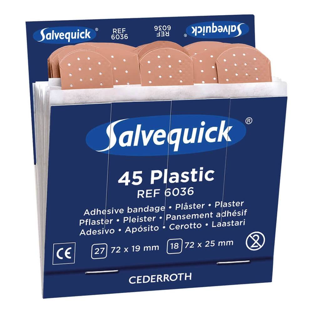 SALVEQUICK® Pflasterspender Refill-Set, elastisch & wasserfest, 4 Nachfüllpacks-3