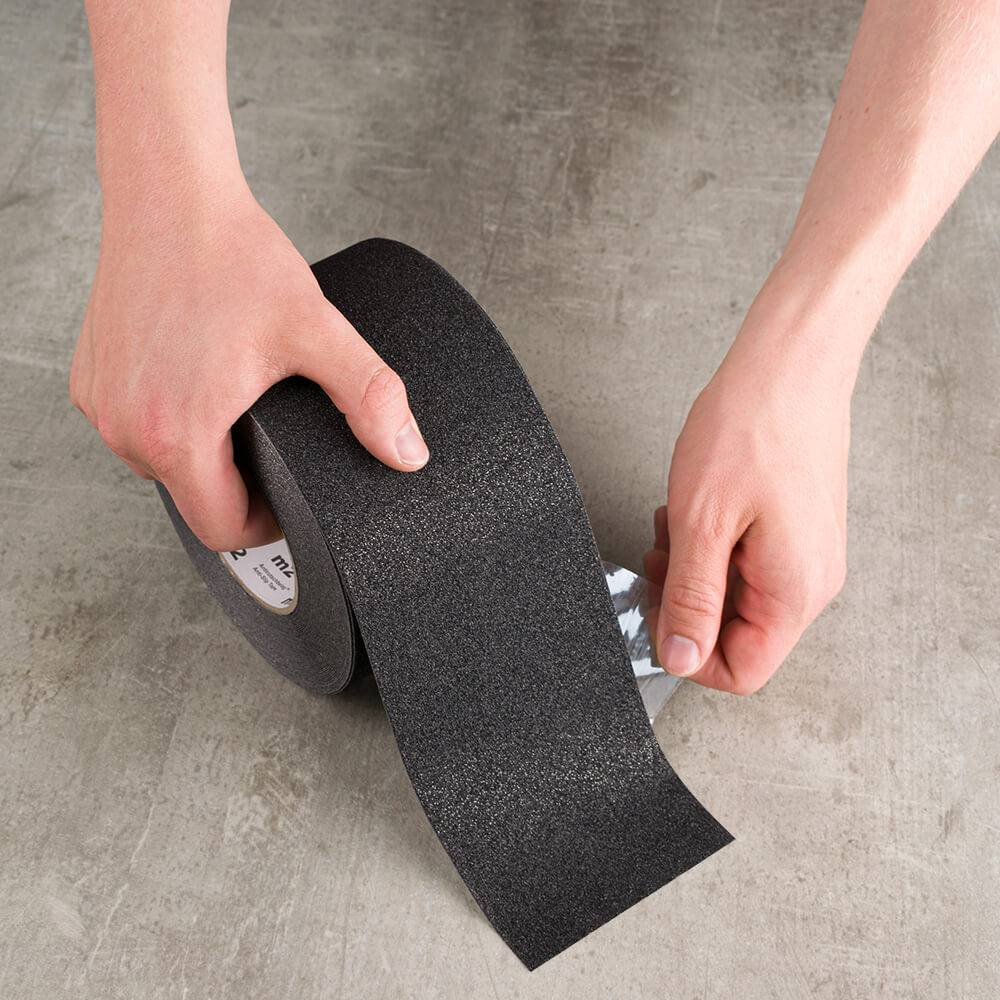 Antirutschbelag Typ 2, für strukturierte Flächen, schwarz, 10 cm, 18,30 m/Rolle-4