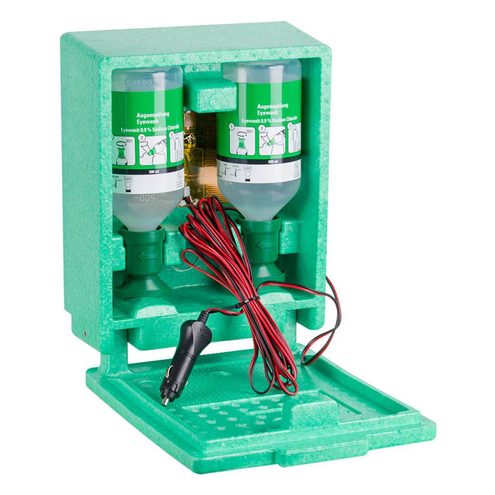 PLUM beheizbare Wandbox mit 2 x 500 ml Plum Augenspülung-2