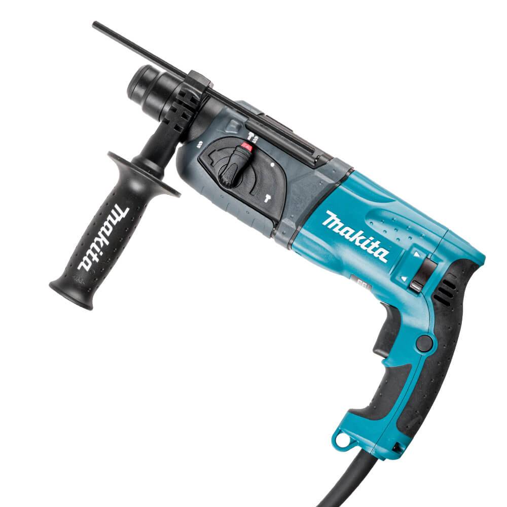 Makita Kombihammer HR2470, 780 W, Bohren, Hammerbohren & Meißeln, 4 m Netzkabel-0