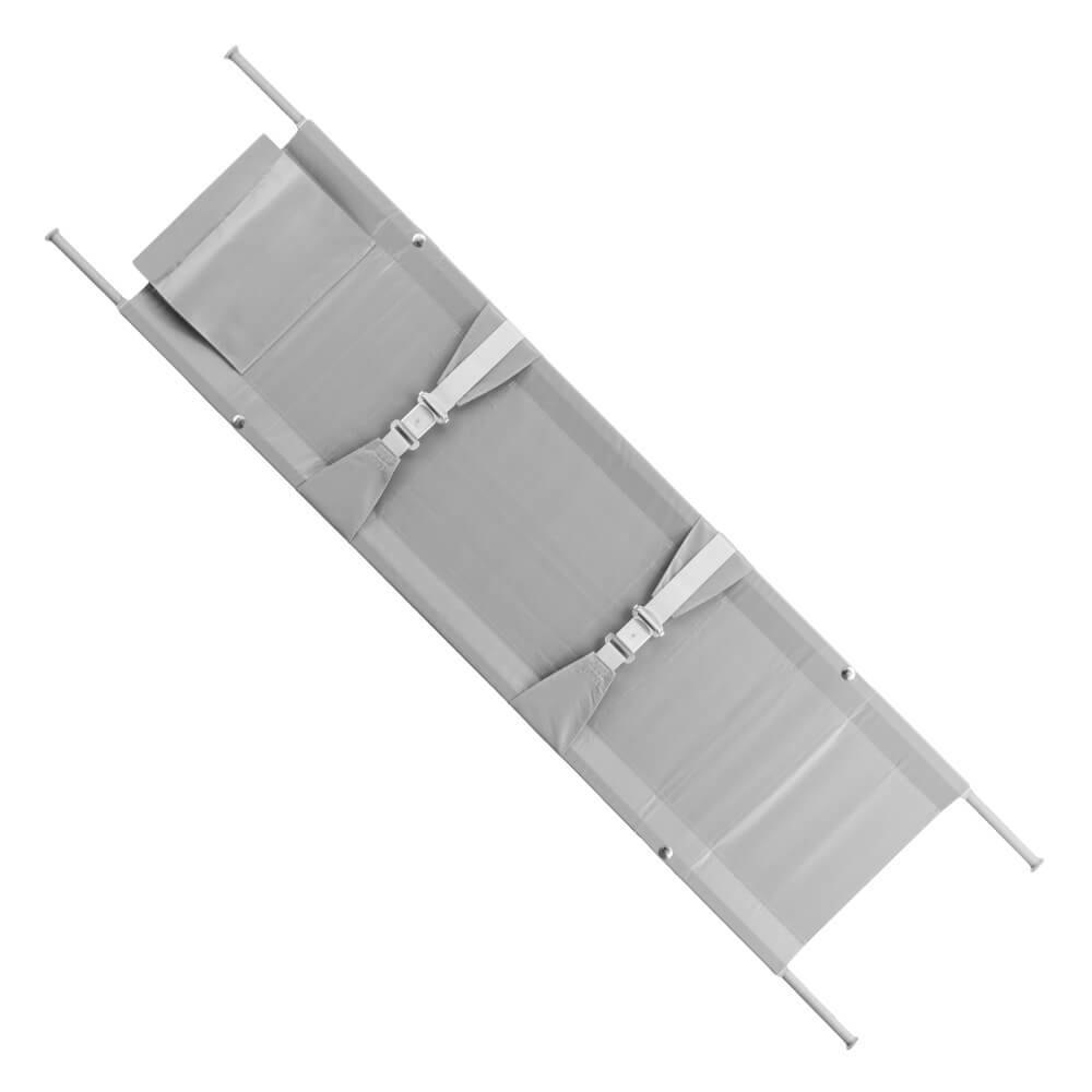 Krankentrage Modell A, DIN 13024, 1 x klappbar, Aluminium, 230 x 56 x 14 cm-0
