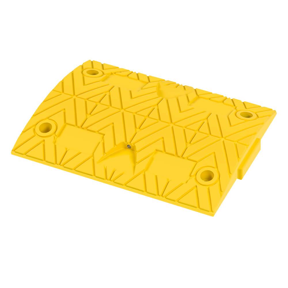 Bodenschwellen-Set 20 km/h, gelb/schwarz, 5 cm hoch, 290 cm, mit Betonschrauben-2