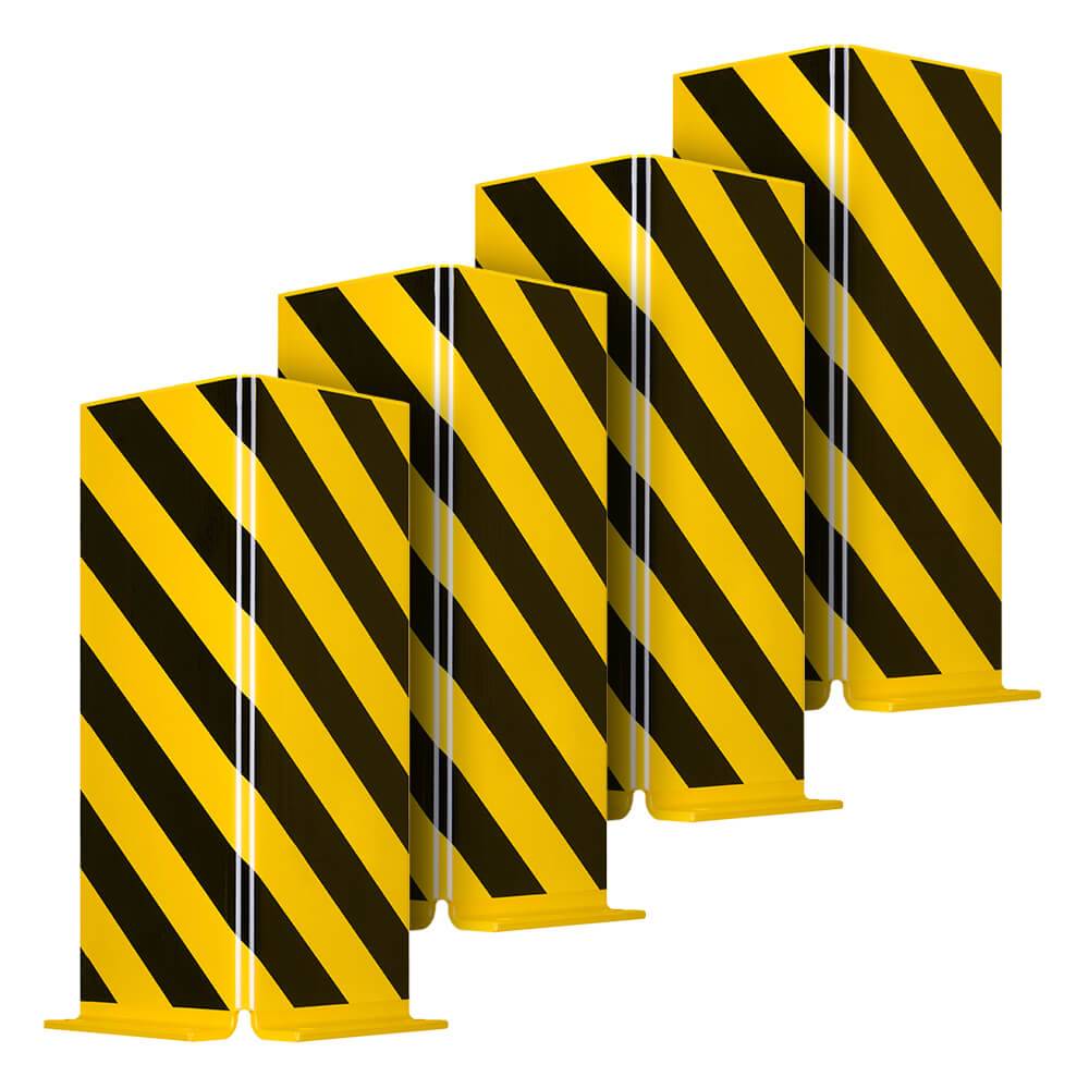 BIGPACK 4x ROBUSTO Anfahrschutzprofil L, g/s, aufdübeln, Stahl, 16 x 16 x 40 cm-0
