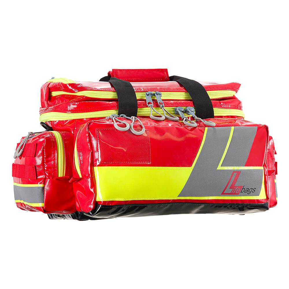 SÖHNGEN Lifebag Notfalltasche M, rot/silber/gelb, mit Tragegurt, 49 x 28 x 30 cm-1