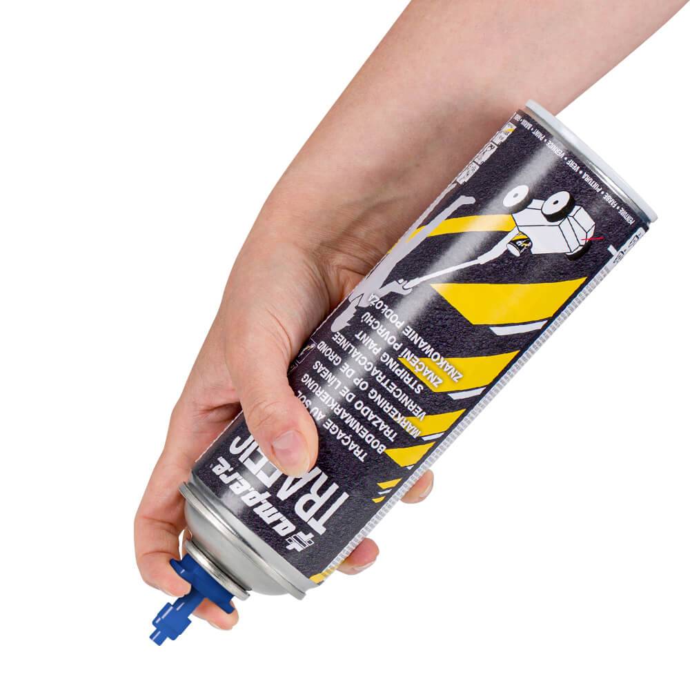12 Dosen Bodenmarkierungsfarbe AMPERE TRAFFIC PAINT, Farbe: blau-4