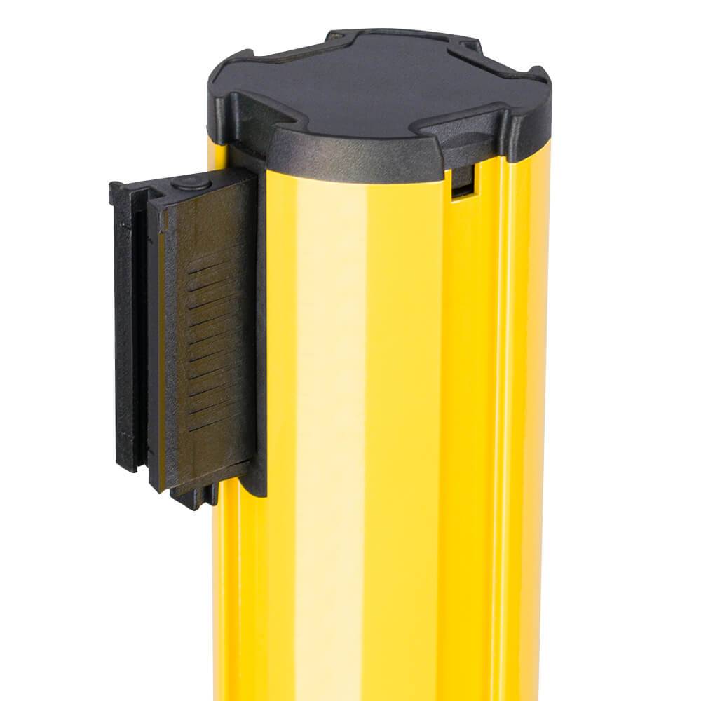 BIGPACK 4x TopGurtSystem Gurtpfosten, Aluminium, gelb, g/s schraffiert, 2,6 m-2