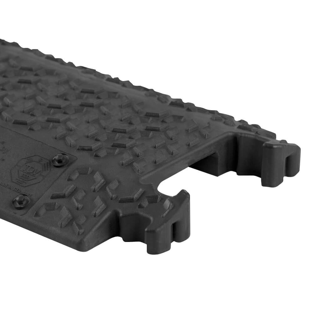 Kabelbrücke Defender XPRESS 40, 1 Kanal Drop-over, schwarz, 100,5 x 12,5 x 2 cm-2
