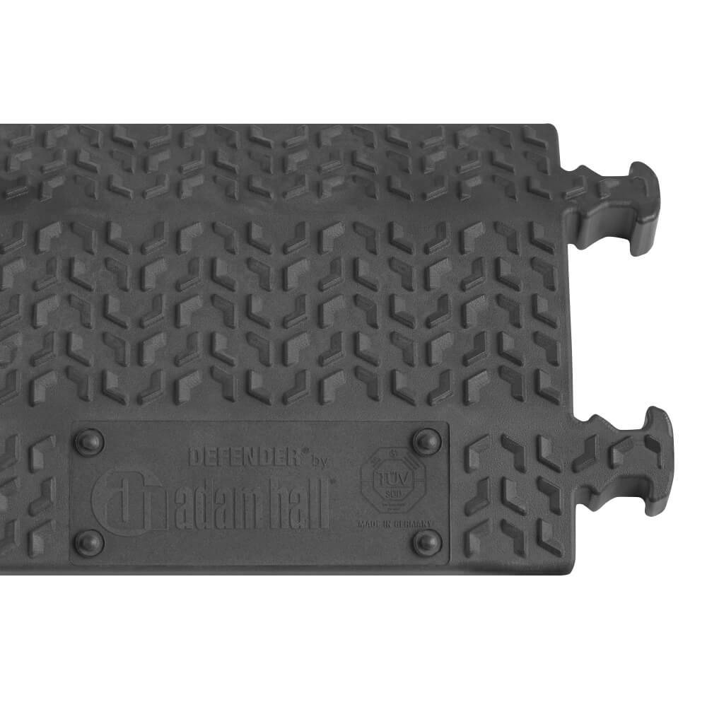 Kabelbrücke Defender XPRESS 40, 1 Kanal Drop-over, schwarz, 100,5 x 12,5 x 2 cm-3