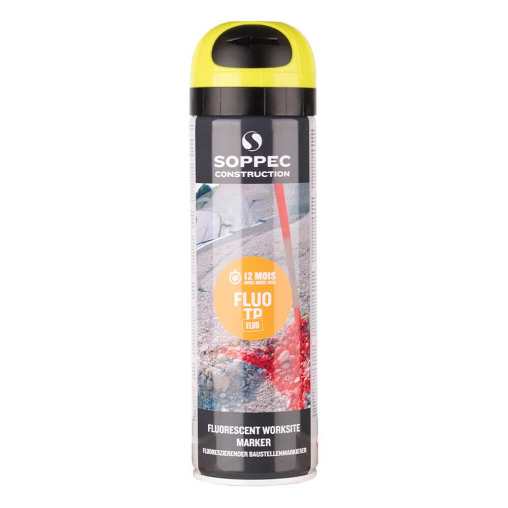 12 Dosen SOPPEC Fluo TP Markierfarbe, gelb, langfristig, 500 ml-2