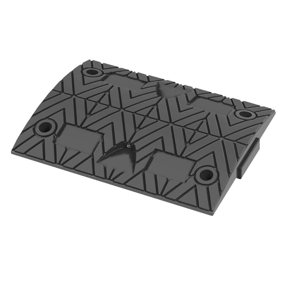 Bodenschwellen-Set 20 km/h, gelb/schwarz, 5 cm hoch, 290 cm, mit Betonschrauben-3