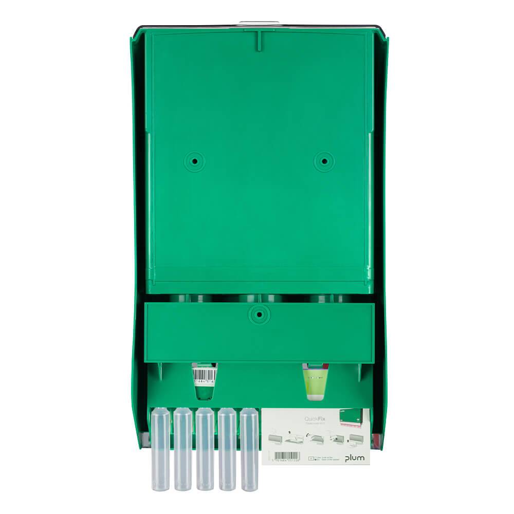 PLUM QuickSafe Complete Wandbox, mit Augenspülflaschen und Verbandmaterialien-2