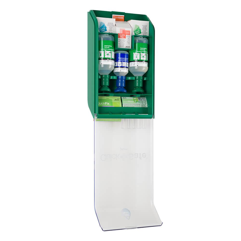 PLUM QuickSafe Complete Wandbox, mit Augenspülflaschen und Verbandmaterialien-3