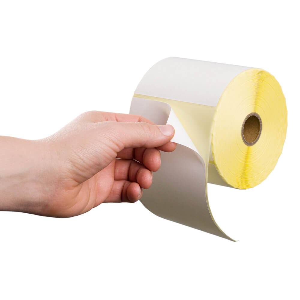 Thermo-Eco Versandetiketten, weiß, 10,16 x 15,24 cm, 475 Stück/Rolle, 50 Rollen-3