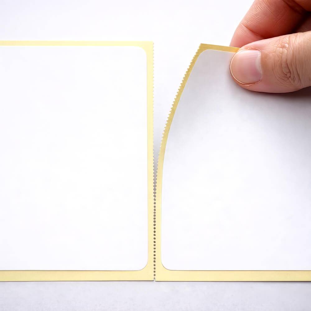 Thermo-Eco Versandetiketten, weiß, 10,16 x 15,24 cm, 475 Stück/Rolle, 50 Rollen-4