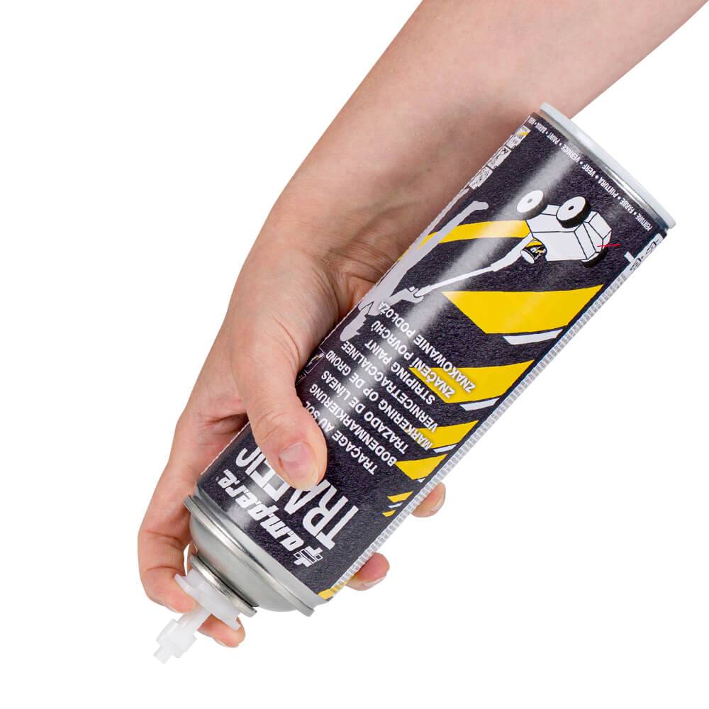 12 Dosen Bodenmarkierungsfarbe AMPERE TRAFFIC PAINT, Farbe: weiß-4