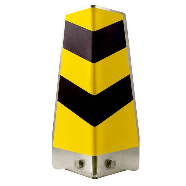 Eckanfahrschutz Bodenwinkel innen, gemäß BGR 234, Stahl, 40 cm
