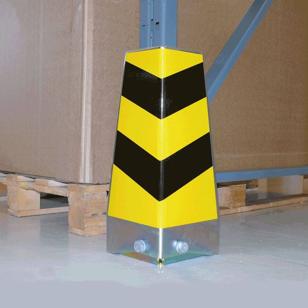 Eckanfahrschutz Bodenwinkel innen, gemäß BGR 234, Stahl, 40 cm-4